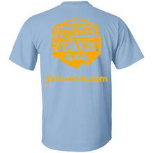 John's 4x4 BADASSERY Mountains 2-sided print G500 Gildan 5.3 oz. T-Shirt