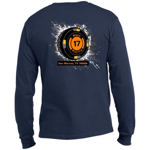 Black 17 Port & Co. LS Made in the US T-Shirt