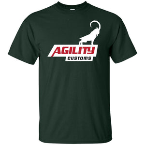 Agility Customs white logo G200 Gildan Ultra Cotton T-Shirt