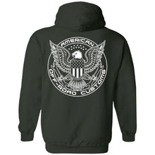 AORC Vertical white 2-sided print G185 Pullover Hoodie 8 oz.