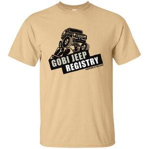 Gobi Jeep Registry Logo G200 Gildan Ultra Cotton T-Shirt