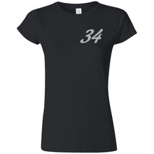 Yeti Motorsports logo 2-sided print G640L Gildan Softstyle Ladies' Fitted T-Shirt