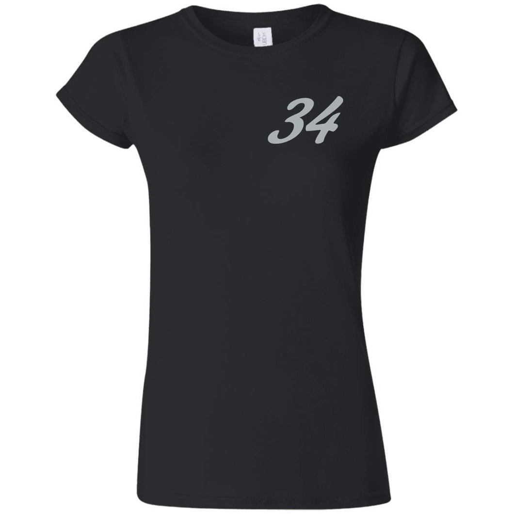 Yeti Motorsports logo 2-sided print G640L Gildan Softstyle Ladies' Fitted T-Shirt