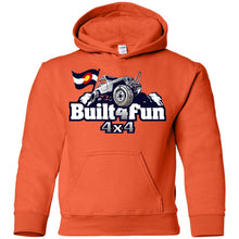 Built4Fun grey G185B Gildan Youth Pullover Hoodie