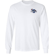 Built4Fun blue 2-sided print G240 Gildan LS Ultra Cotton T-Shirt