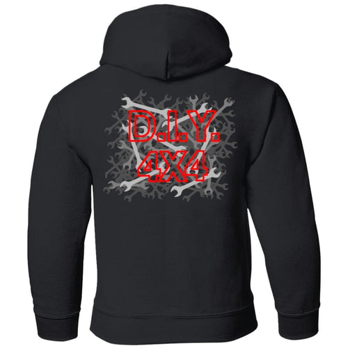 D.I.Y. 4x4 2-sided print G185B Gildan Youth Pullover Hoodie