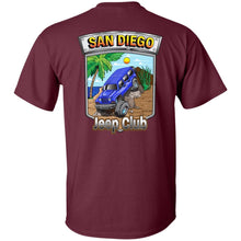 San Diego jeep club 2-sided print 2-sided print G500B Gildan Youth 5.3 oz 100% Cotton T-Shirt