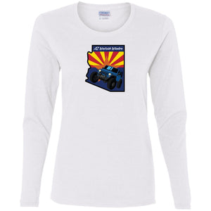 AZ Westside Wheelers G540L Gildan Ladies' Cotton LS T-Shirt