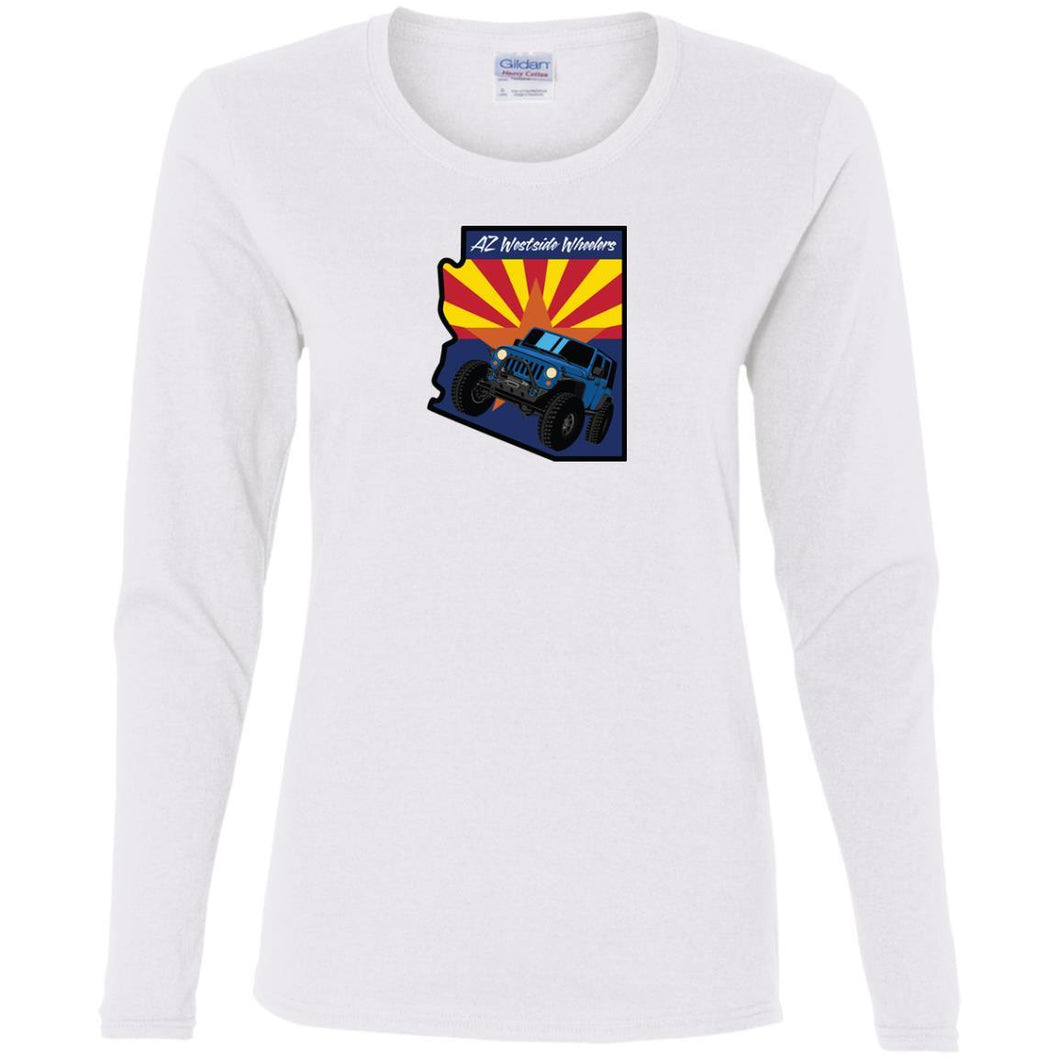 AZ Westside Wheelers G540L Gildan Ladies' Cotton LS T-Shirt