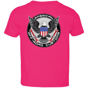 AmericanOffroadCustoms Horizontal white 3321 Toddler Jersey T-Shirt