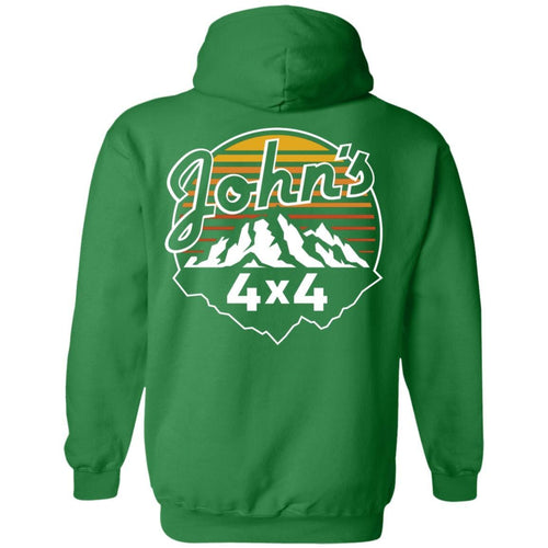John's 4x4 2-sided print G185 Gildan Pullover Hoodie 8 oz.