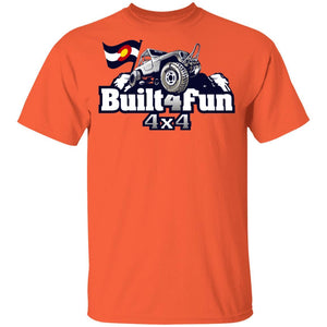 Built4Fun grey G500B Gildan Youth 5.3 oz 100% Cotton T-Shirt