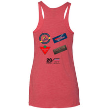 Dale Racing 2-sided print NL6733 Next Level Ladies' Triblend Racerback Tank