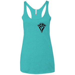 Flop Shop 2-sided print NL6733 Next Level Ladies' Triblend Racerback Tank