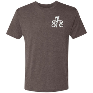 S7S white logo You Can't Wheel With Us 2-sided print NL6010 Men's Triblend T-Shirt