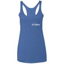 XJ Jeeps 2-sided print NL6733 Next Level Ladies' Triblend Racerback Tank