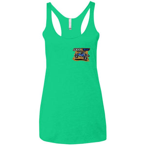 B&B Motorsports 2-sided print (Team Indiana back) NL6733 Next Level Ladies' Triblend Racerback Tank