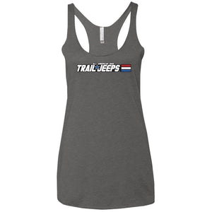 Trail Jeeps NL6733 Next Level Ladies' Triblend Racerback Tank