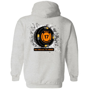 Black 17 2-sided print G185 Gildan Pullover Hoodie 8 oz.