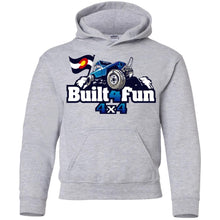 Built4Fun blue G185B Gildan Youth Pullover Hoodie