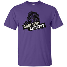 Gobi Jeep Registry Logo G200B Gildan Youth Ultra Cotton T-Shirt
