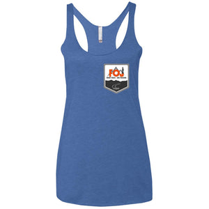 FOJ 2-sided print NL6733 Next Level Ladies' Triblend Racerback Tank