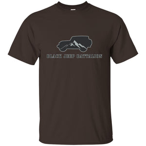 Black Jeep Battalion G200 Gildan Ultra Cotton T-Shirt