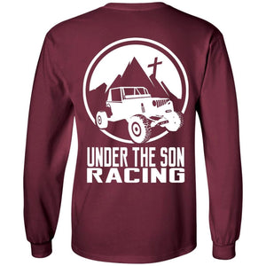 Under The Son Racing 2-sided print G240 Gildan LS Ultra Cotton T-Shirt