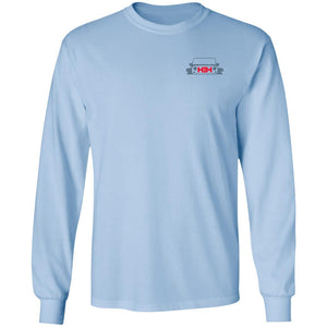 Heatbeaters 2-sided print G240 Gildan LS Ultra Cotton T-Shirt