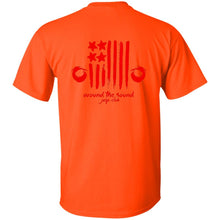 ASJC 2-sided print with Freedom flag on back G200 Gildan Ultra Cotton T-Shirt