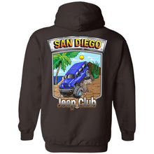 San Diego jeep club 2-sided print G185 Gildan Pullover Hoodie 8 oz.