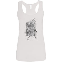 AmericanOffroadCustoms Vertical G645RL Ladies' Softstyle Racerback Tank