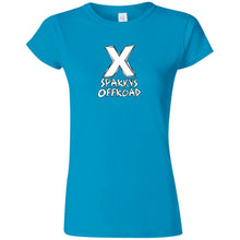 Sparky's Offroad white logo G640L Gildan Softstyle Ladies' T-Shirt
