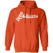 Jeep Alberta white logo G185 Gildan Pullover Hoodie 8 oz.