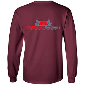 Heatbeaters 2-sided print G240 Gildan LS Ultra Cotton T-Shirt