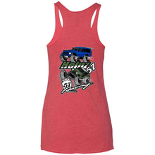 H57 Racing 2-sided print NL6733 Next Level Ladies' Triblend Racerback Tank
