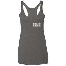 SDJC 2-sided print NL6733 Next Level Ladies' Triblend Racerback Tank