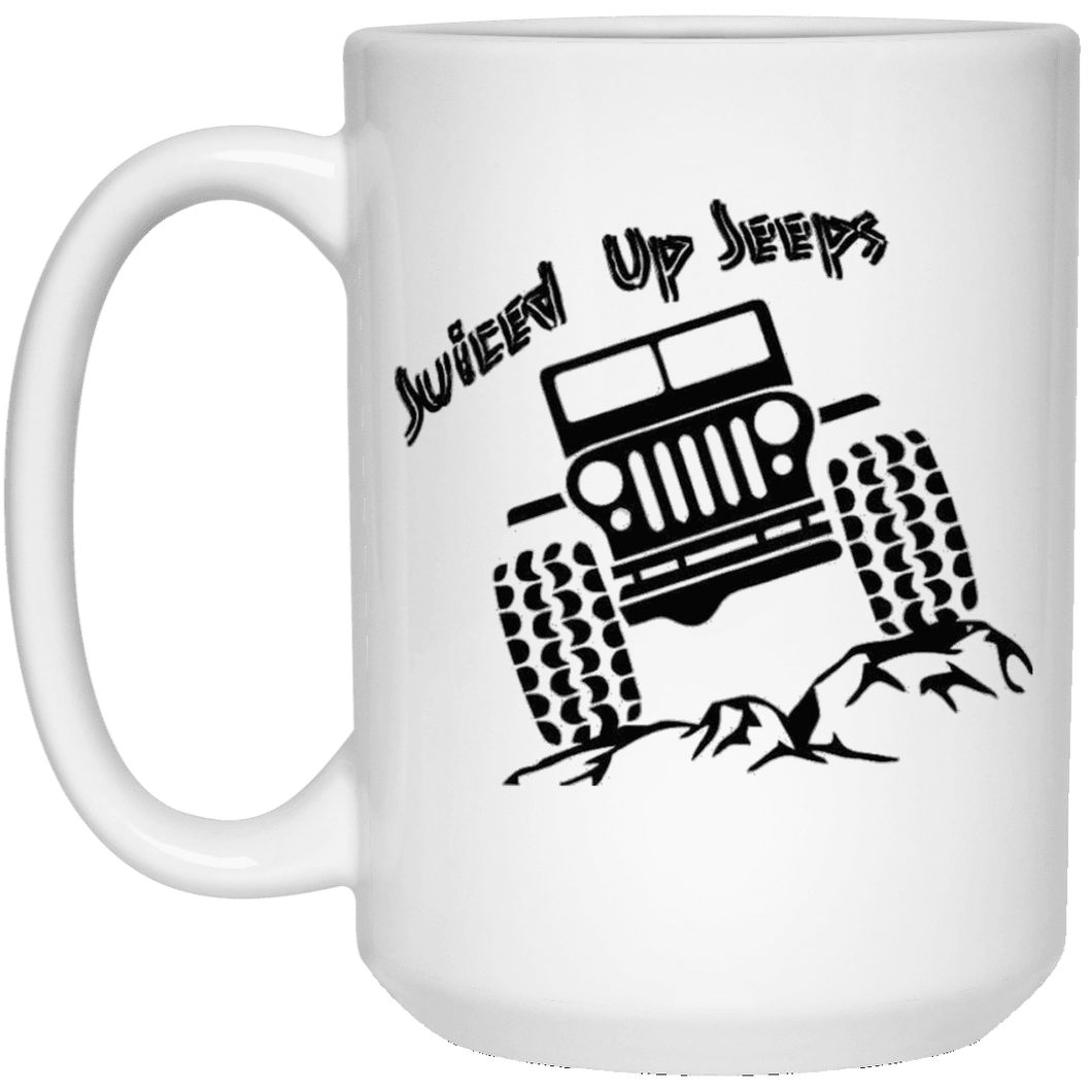 Juiced Up Jeeps 21504 15 oz. White Mug