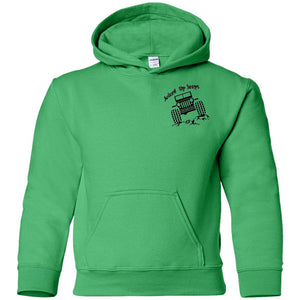 Juiced Up Jeeps G185B Gildan Youth Pullover Hoodie