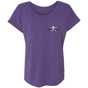 Outlaw Jeepers 2-sided print NL6760 Ladies' Triblend Dolman Sleeve