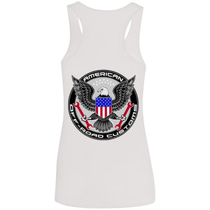 American Off-Road 2-sided print G645RL Ladies' Softstyle Racerback Tank