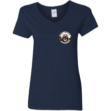 Dirt Devils Jeep Club 2-sided print G500VL Ladies' 5.3 oz. V-Neck T-Shirt