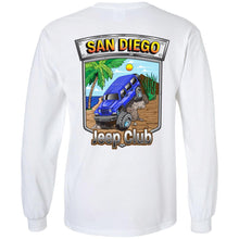 San Diego jeep club 2-sided print 2-sided print G240 Gildan LS Ultra Cotton T-Shirt