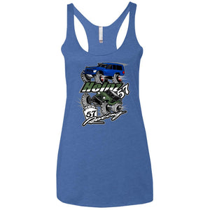 H57 Racing NL6733 Next Level Ladies' Triblend Racerback Tank