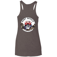 Dirt Devils Jeep Club 2-sided print NL6733 Ladies' Triblend Racerback Tank
