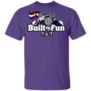 Built4Fun grey G500B Gildan Youth 5.3 oz 100% Cotton T-Shirt