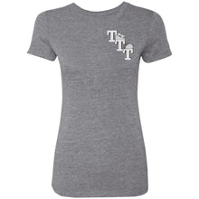 Jeep Paparazzi gray 2-sided print NL6710 Ladies' Triblend T-Shirt