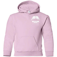 ASJC 2-sided print with Freedom flag on back G185B Gildan Youth Pullover Hoodie