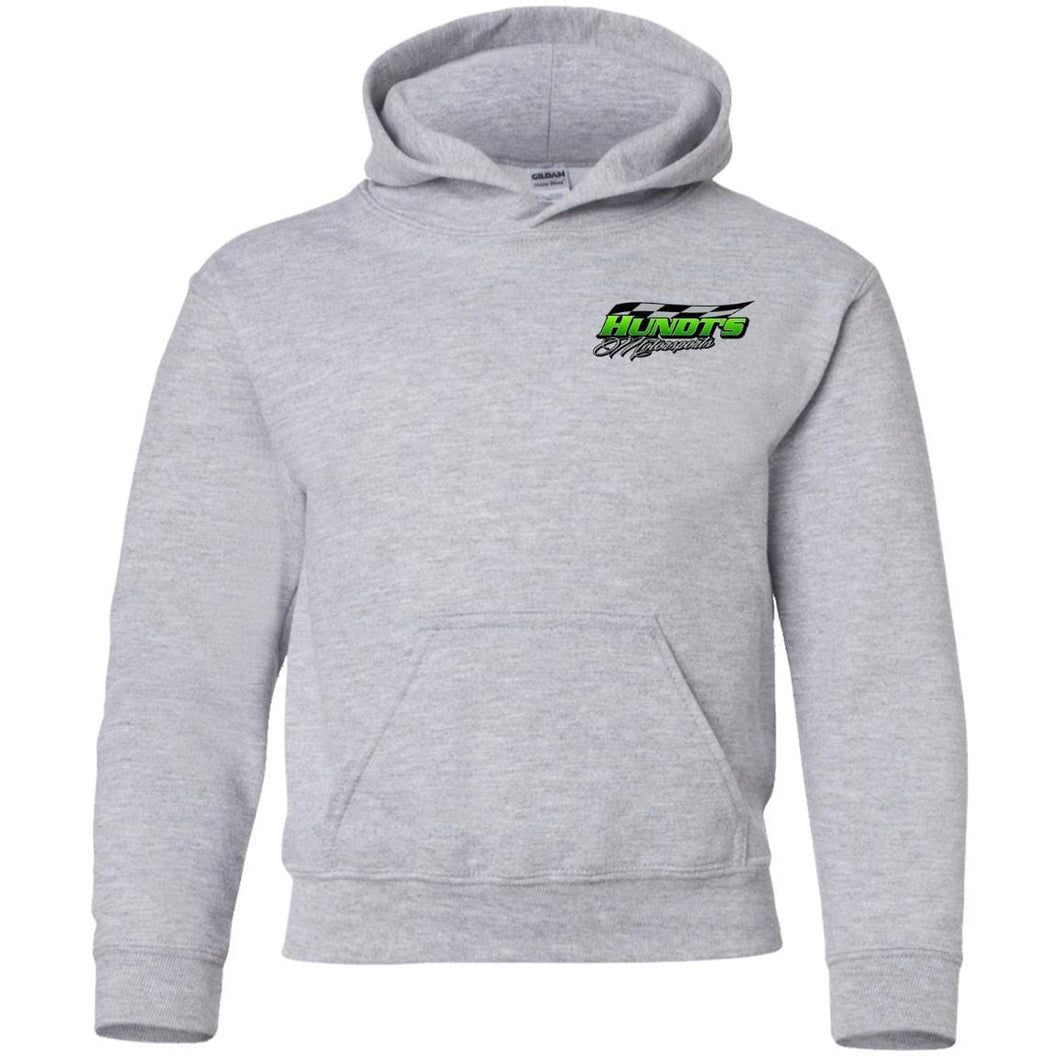 Hundt's Motorsports 2-sided print G185B Gildan Youth Pullover Hoodie