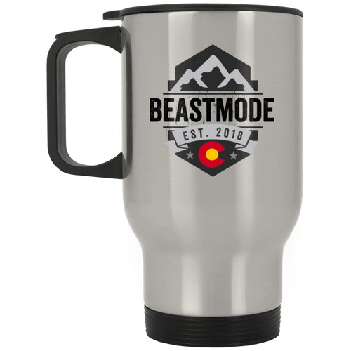 Beastmode XP8400S Silver Stainless Travel Mug
